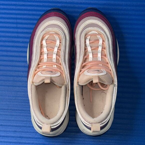 Size 9- Women’s Nike Air Max 97 Plum Chalk Retro Athletic Shoes 921733-802 - Picture 5 of 8